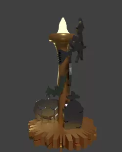CANDLEHOLDER FOR HALOWEEN - CLASSIC