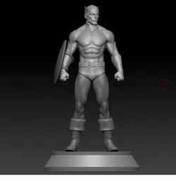 Captain America in his classic uniform