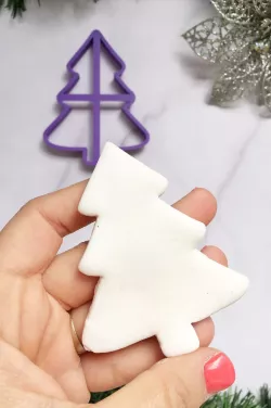 Christmas tree cookie cutter - Tree Christmas cookie cutter