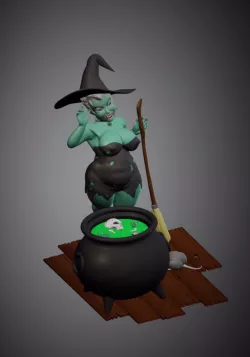 CHUBBY WITCH SFW