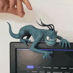 CLASSIC GREMLIN FOR THE MONITOR