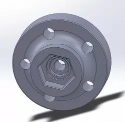 Clod Buster Wheel adapters for Axial Wraith and similar