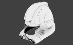 Clone Pilot Helmet, movie version