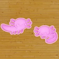 Cookie Cutter Cactus axolotls / Cookie Cutter Cactu axolotls