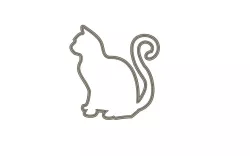 Cookie cutter cat