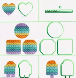 Cookie Cutter Pop it