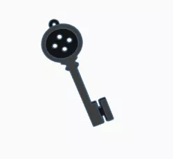 Coroline key chain