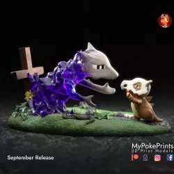 Cubone and Mother Statue