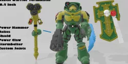 Custom 8.5 inch Mantis Warrior Terminator