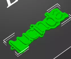 Custom Name Keychain