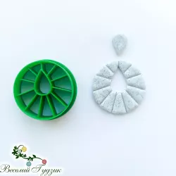 Cutter Circle earrings