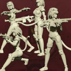 Cyberpunk Catgirl - Complete Collection