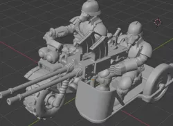 Death Korps Bike with Twin Madsen Gun on Sidecar