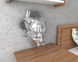 Demon Goat Trophy Sculpture