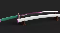 Demon Slayer Kimetsu no Yaiba Mitsuri Kanroji Katana Whip