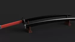 Demon Slayer Kimetsu no Yaiba - Tanjiro Kamado Katana - Scabbard