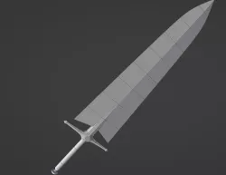Demon slayer sword black clover (realistic size)