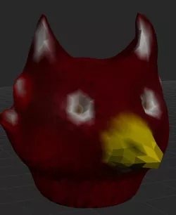 demonic bird (head)