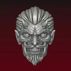 Devil head Demon head