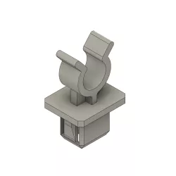 Engine Lid prop clip retainer