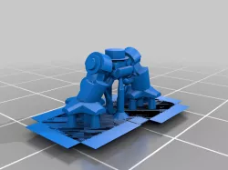 Epic Scale Evil Marines Tomb Walker