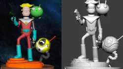 Final Space - Gary, Mooncake and KVN