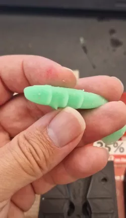 Fish shape soft lure mold