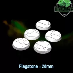 Flagstone Bases - 28mm Set