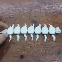 Flexi print centipede angry