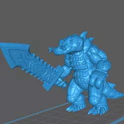 Gator-Man - Crocodile-Man Monster