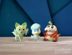Gen 9 starter set, Pose 1