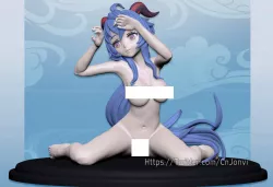 Genshin Ganyu Bikini  3D printing model file contains NSWF