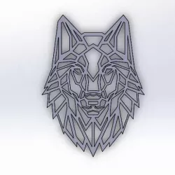 Geometric wolf