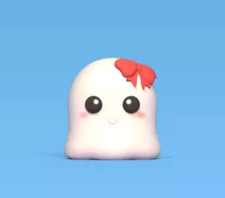 Ghost Hair Bow