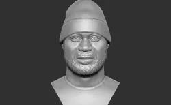 Ghostface Killah bust for 3D printing