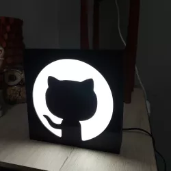 GitHub Inspired lamp