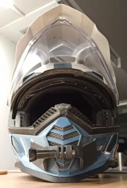 Gopro mount LS2 Pioneer helmet