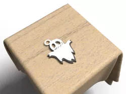 HALLOWEEN / Ghost Keychain