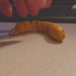 Happy Worm Keychain