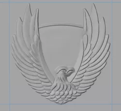 Hawk relief and mold