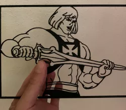 He-Man - Framed Lithograph