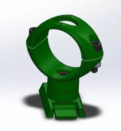 HELMET FLASHLIGHT BRACKET