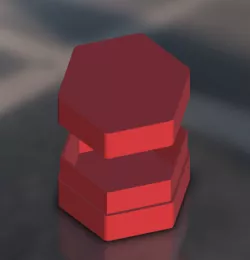 Hexagon" box