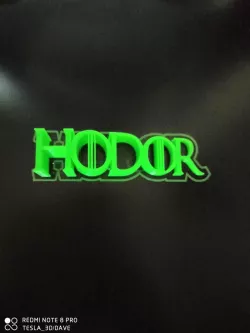 HODOR Door Stop (Inspired by Game of Thrones Text)