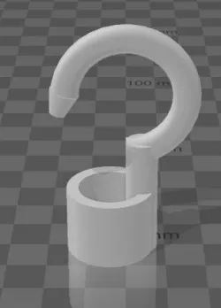 Hook for rubber octopus