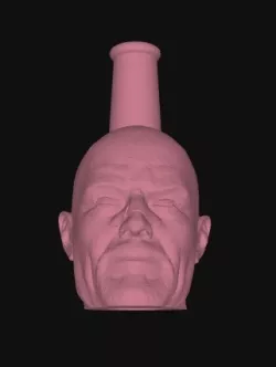 HOOKAH MOUTHPIECE SHISHA WALTER WHITE 35X40X60 MM EASY PRINTING