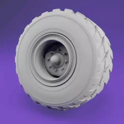 IFA trailer wheel - 1/32 - Scale Model Accessories