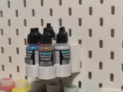 Ikea Skadis rotating Vallejo paint stand