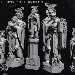 Imperial Statue - Honored Deathwatch Veteran 40k