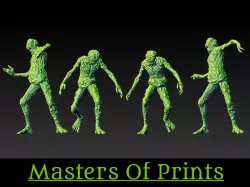 infected zombies vol 4 4 models 3D print